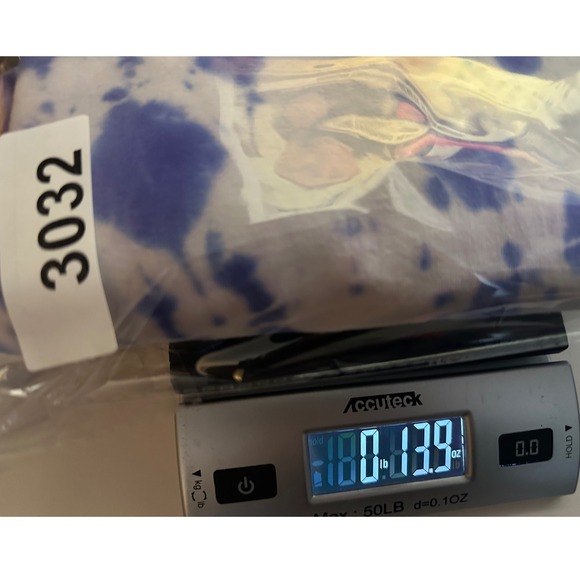 Spiritual Gangster Laguna Tie Dye Joggers Sweatpants Sz L Blue & White Stretchy - Picture 11 of 11